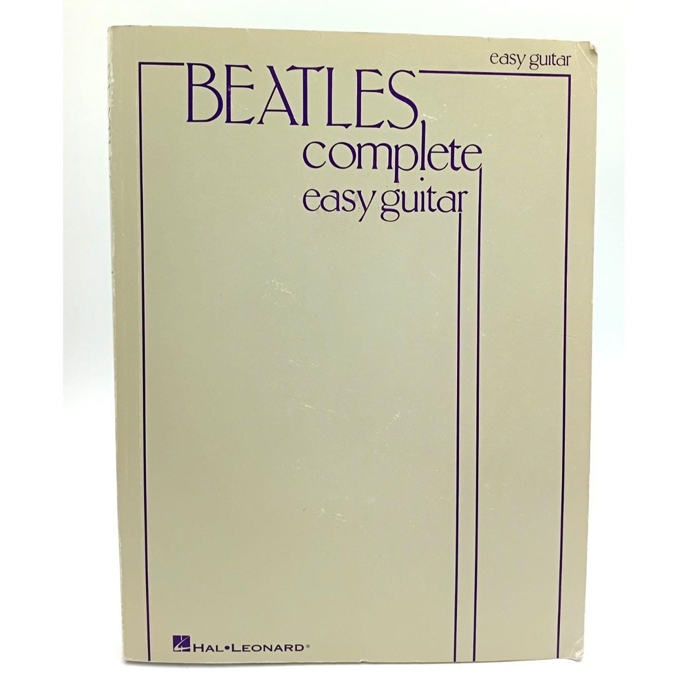 Hal Leonard Beatles Complete Easy Guitar Songbook Paperback‎ Music Book